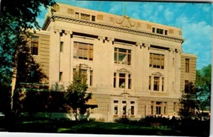 Postal cromada Lincoln County Court House North Platte Nebraska NE UNP - Imagen 1 de 2