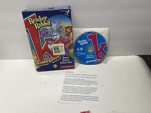 READER RABBIT Kindergarten CD-Rom CD Ages 1-4 PC & Mac 2002 learning OOP - Picture 1 of 4