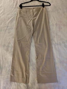 Brooks Brothers low-rise Catherine straight leg khaki chino pants size 4 petite - Picture 1 of 7