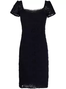 Empire Waist Floral Lace Dress - Picture 1 of 5