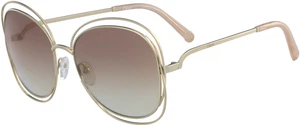 CE119S - CHLOÉ DESIGNER SUNGLASSES - BRAND NEW [Rose Gold/Brown] - Imagen 1 de 1