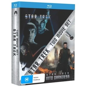 Star Trek / Star Trek Into Darkness (Blu-ray Box-Set, 2-Disc) Region B (Chris - Picture 1 of 7