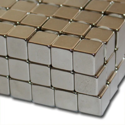 EARTHMAG GMBH 2 NEODYM MAGNETE 13x12x13 mm NdFeB N40 SUPER STARKER QUADER BLOCKMAGNET 10 KG