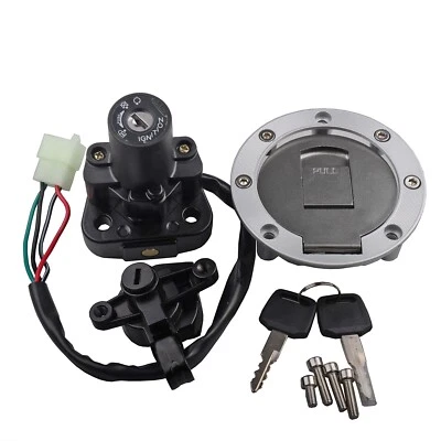 Juego de interruptores de encendido tapa de gas llave de bloqueo para Yamaha YZF1000R YZF600R YZF750R XJ600S Foto 1 de 4