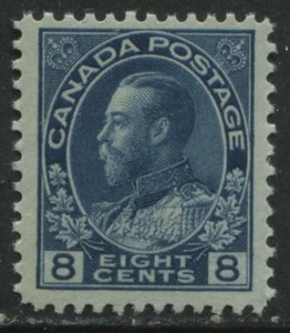 Canada 1925 KGV 8 cents blue Admiral unmounted mint NH - Picture 1 of 1