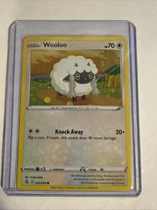 2021 Pokemon Sword and Shield Fusion Strike #222 Wooloo C - Picture 1 of 2