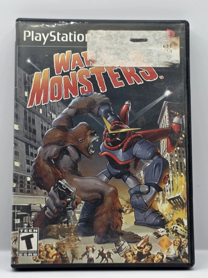 War Of The Monsters (Sony PlayStation 2 PS2, 2003) No manual UNTESTED - Image 1 of 4