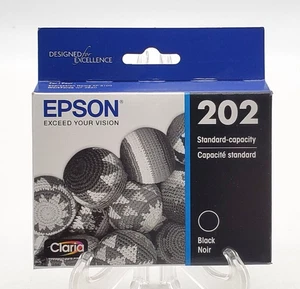 Original Original Epson 202 Standard Capacity Tintenpatrone Schwarz Versiegelt 01/2026 - Bild 1 von 7