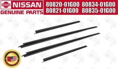 NISSAN OEM MOLDING ASSEMBLY FRONT DOOR OUTSIDE/INSIDE RH LH set - Image 1 of 4