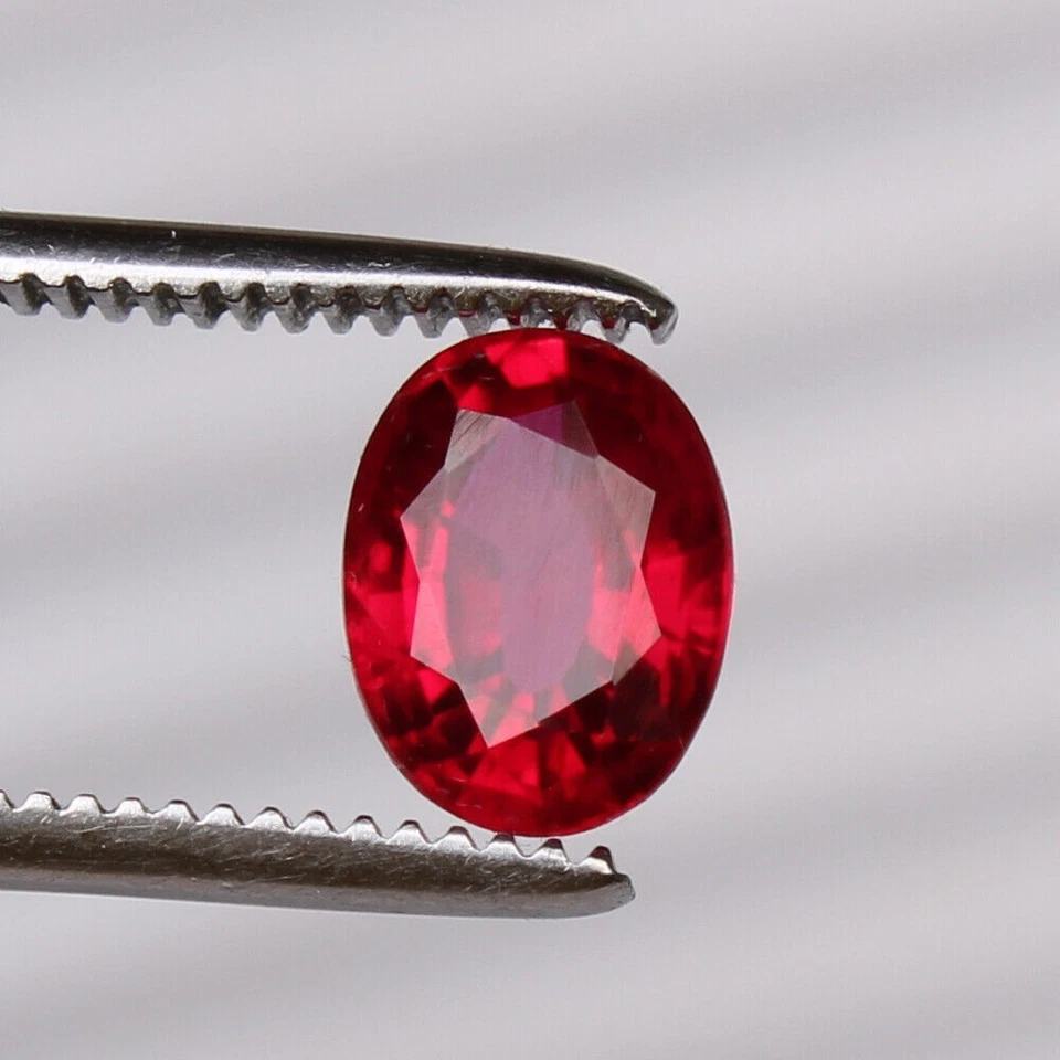 Red Ruby 6.20 Ct. Oval Cut Mozambique Precious 100% RARE Loose Gemstone - Image 1 of 4