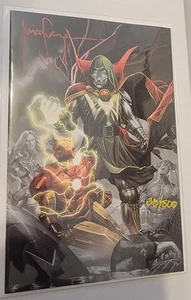 Doom Division 1 Color Splash Firmado Mico Suayan BTC Edición Dorada #30/500 con Certificado de Autenticidad - Imagen 1 de 2