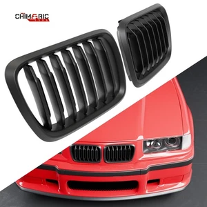 BMW E36 Custom 3D Printed Kidney Grilles (Fits Facelift Front Panels) - Picture 1 of 4