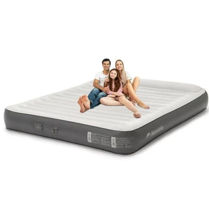 Naturehike Pillow Top Plüsch kompakte King/Groß Luftmatratze, eingebaute elektrische Pumpe - Bild 1 von 7