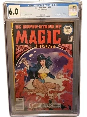 DC Super Stars #11 CGC 6.0 WP 1977 1st solo appearance Zatanna cover bronze key  - Image 1 of 4