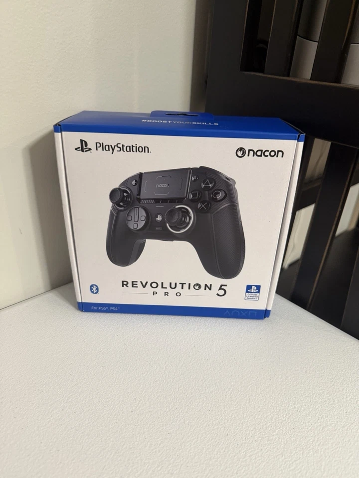 PS5 Revolution 5 Pro Gaming Controller NACON PS4 PC Wireless Triple Black New - Image 1 of 1
