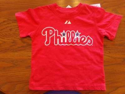 PHILADELPHIA PHILLIES "Ryan Howard" MLB Toddler Shirt NWT Size (2T) Retail $15 - Image 1 of 4