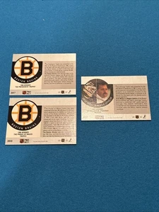 1990-91 PRO SET BOSTON BRUINS TROPHY CARDS SET LOT ANDY MOOG CHEAP NHL - Picture 1 of 2