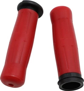 Avon Grips Old School Rubber Grips Red #OLD-69-RED-FLY Harley Davidson - Picture 1 of 1