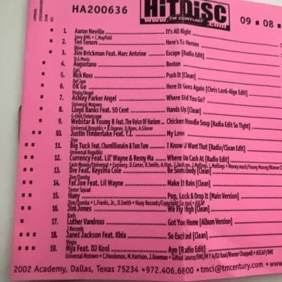 TM Century hit disk Cd Luther Vandross, Janet Jackson, Justin Timberlake, Huey Foto 1 de 2