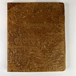 Bingen On The Rhine Caroline E. Norton Poem Of Dying Soldier 1884 Leather Cover - Picture 1 of 24