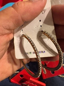 gold filled hoops - Picture 1 of 1