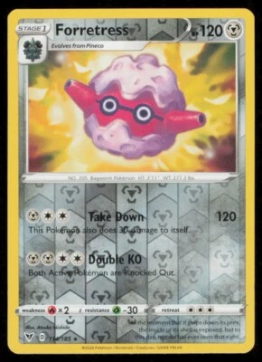 Forretress 114/185 Reverse Holo Hare - 2020 Pokemon Vivid Voltage LP - Image 1 of 3