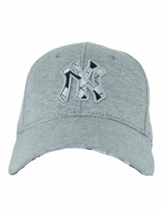 New Era NY Yankees Cap Grau One Size Verstellbar Urban Baseball Mütze 100% Baumwolle - Bild 1 von 3