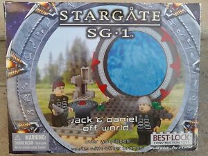 Best-Lock STARGATE SG-1 Jack and Daniel Off World set with box 2012 Bricks