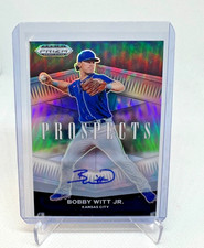 2021 Panini Prizm Draft Picks Prospects Bobby Witt Jr Silver Prizm AUTO Royals
