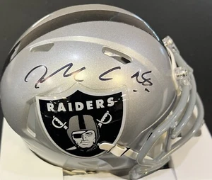 Maxx Crosby Autographed Signed Las Vegas Raiders Mini Helmet Beckett - Picture 1 of 1
