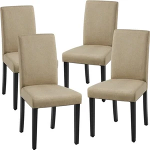 Dining Chair Parson Chair Farbic Chair Kitchen Living Room Chair with Wood Legs - Picture 1 of 6
