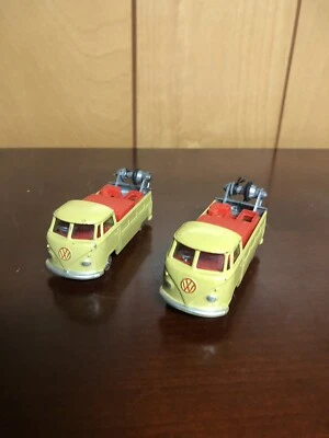 Juego de 2 camiones de remolque Volkswagen Corgi Toys # 21101/59 Foto 1 de 4