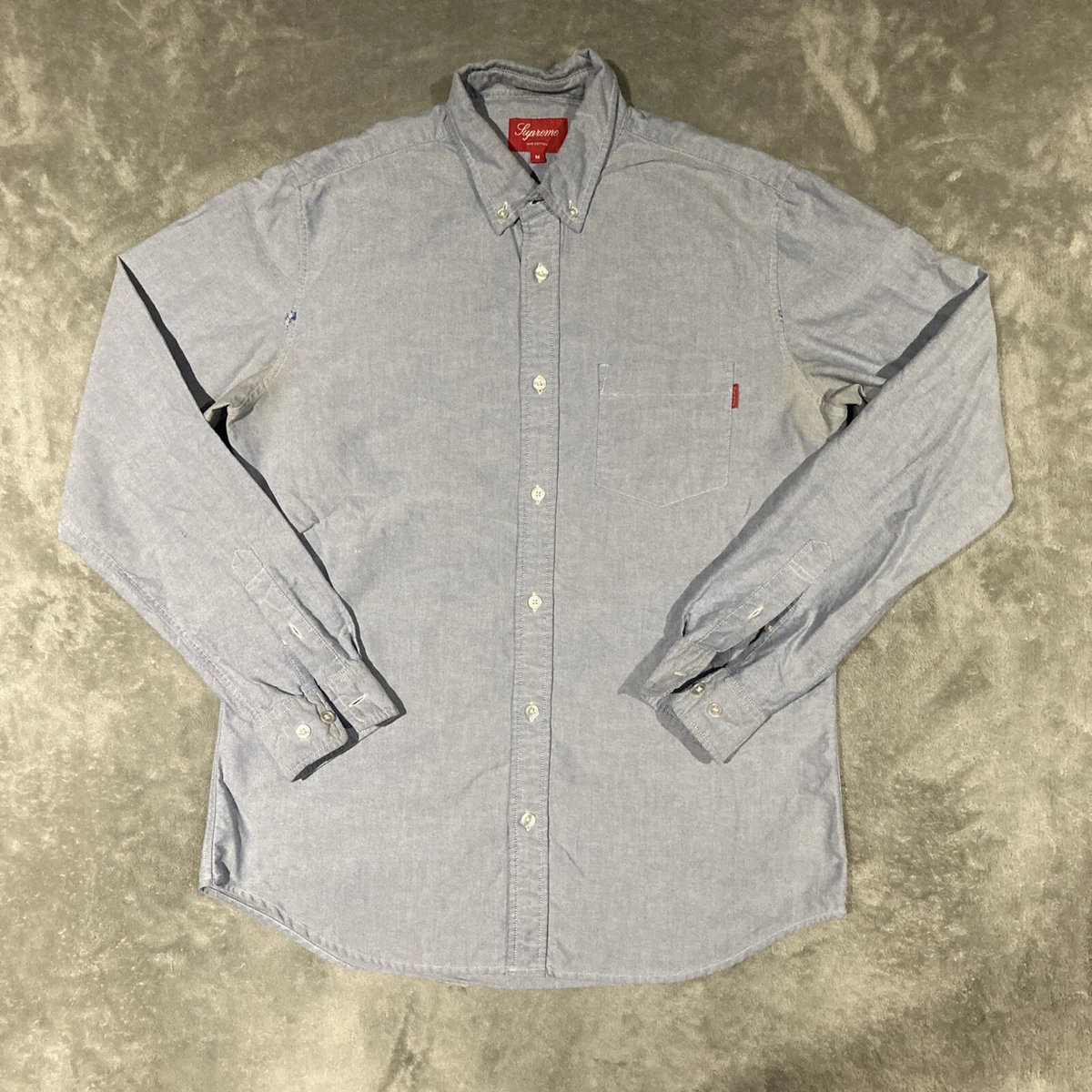 Supreme Denim Button-Up Casual Button-Down Shirts for Men for sale