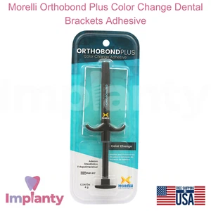 0rthobond Plus Cambio de Color Brackets Dentales Odontología Adhesivo Adhesión 4g - Imagen 1 de 3