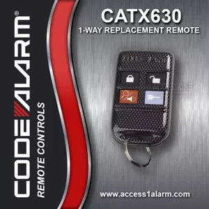 NEW Code Alarm CATX630 4-Button Remote Control FCC ID GOH-FRDPC2002 Carbon Fiber - Picture 1 of 4