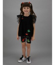 MONNALISA LEGGINGS SHORTS CICLISTA BAMBINA PRIMAVERA ESTATE 3 4 5 ANNI