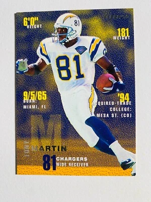 1995 FLEER #333 TONY MARTIN NM-MT NFL FOOTBALL CARD - Image 1 of 2