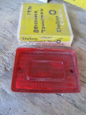 Lente de luz trasera GM Delco 5960065 para Chevrolet Brookwood Townsman 1970 como nuevo de lote 70 Foto 1 de 3