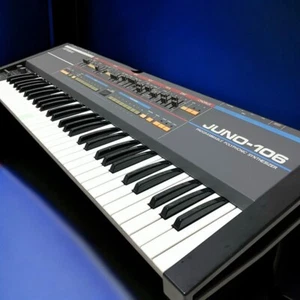 Roland JUNO-106 6 Voice Programmable Polyphonic Synthesizer Tested/working - Picture 1 of 14