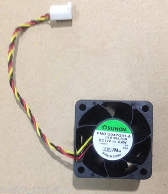 Sunon PMD1204PQB1-A  DC12V 4W 40x40x28mm 3 Pin  Case/CPU Cooling Fan   - Image 1 of 2