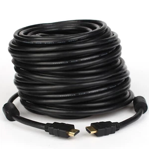 Gold HDMI Cable 3ft 6ft 10ft 15ft 25ft 30ft 50ft 66ft Fr HD 3D 4K ARC HEC Lot - Picture 1 of 16