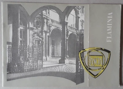 Folleto Lancia Flaminia c.1959 - Zagato Gran Turismo Pininfarina cupé sedán Foto 1 de 4