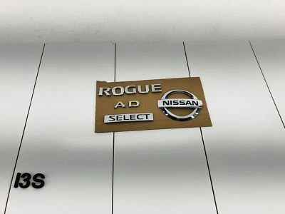 14-15 NISSAN ROGUE SELECT REAR TAILGATE LIFTGATE NAMEPLATE LOGO SYMBOL SET OEM - Image 1 of 4