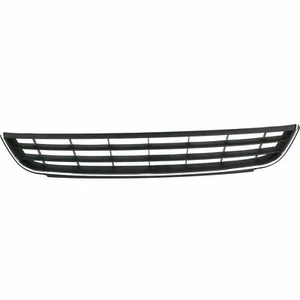 FIT FOR JETTA 2011 2012 2013 2014 FRONT BUMPER LOWER GRILLE BLACK W/CHROME.p - Picture 1 of 4