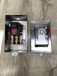 Nice Square D 2510 MBW12 Handmotorstarter Größe M-0 Edelstahlgehäuse - Bild 1 von 8