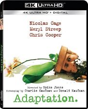 Adaptation [4K UHD] (4K UHD Blu-ray) Nicolas Cage Tilda Swinton Meryl Streep
