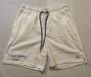 Nike Jordan Flight MVP Fleece Shorts White Men Sz M DX9716-100 - Picture 1 of 5