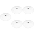  5 PCS Frying Pan Lid Household High Temperature Resistance Round
