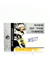 Brad Marchand 2022-23 SP Authentic Sign of the Times Retro SSP Auto #RSOTT-BM