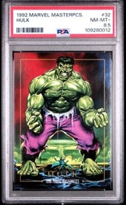 1992 Marvel Masterpieces #32 Hulk PSA 8.5 NM-MT+ - Freshly Graded! - Picture 1 of 2
